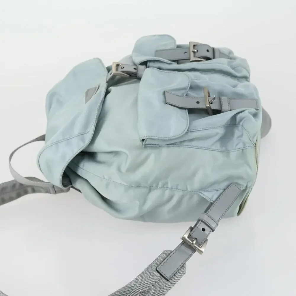 Prada Nylon Backpack Light Blue